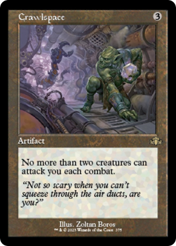 Image for Crawlspace (Retro Frame) (375) [Dominaria Remastered] - Magic: The Gathering