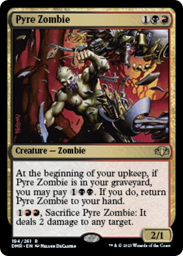 Image for Pyre Zombie (194) [Dominaria Remastered] - Magic: The Gathering