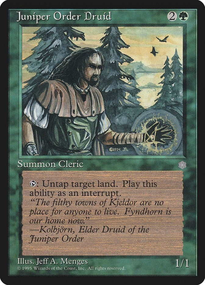 Image for Juniper Order Druid [Ice Age] - Magic: The Gathering
