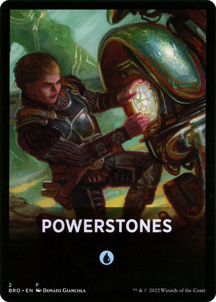 Image for Powerstones Theme Card (2) [The Brothers' War] - Magic: The Gathering