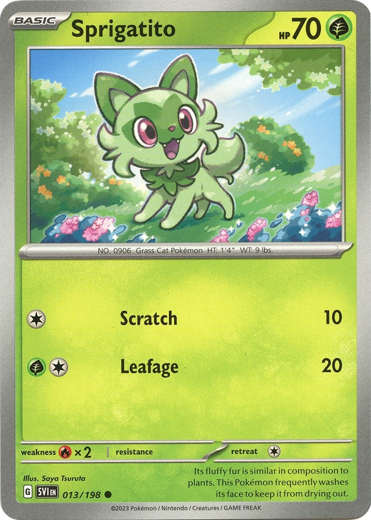 Image for Sprigatito (013/198) [SV01: Scarlet & Violet Base Set] - Pokemon