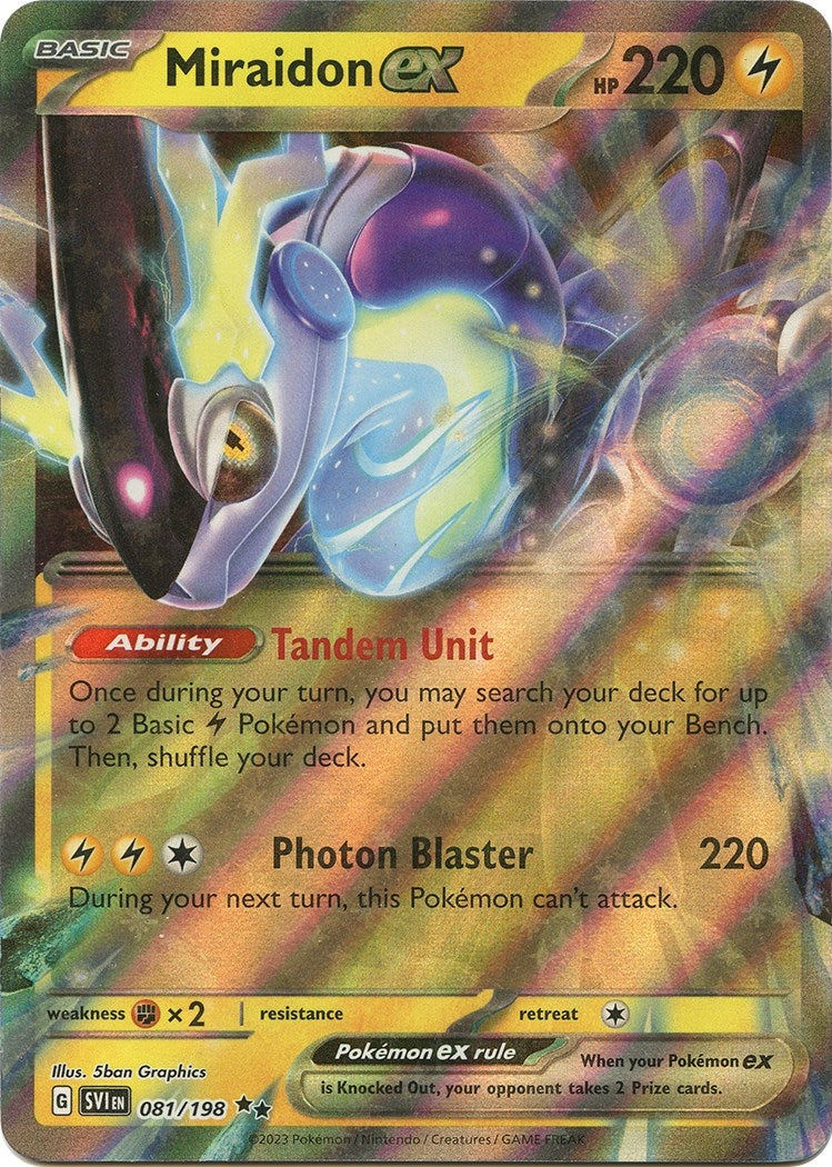 Image for Miraidon ex (081/198) [SV01: Scarlet & Violet Base Set] - Pokemon