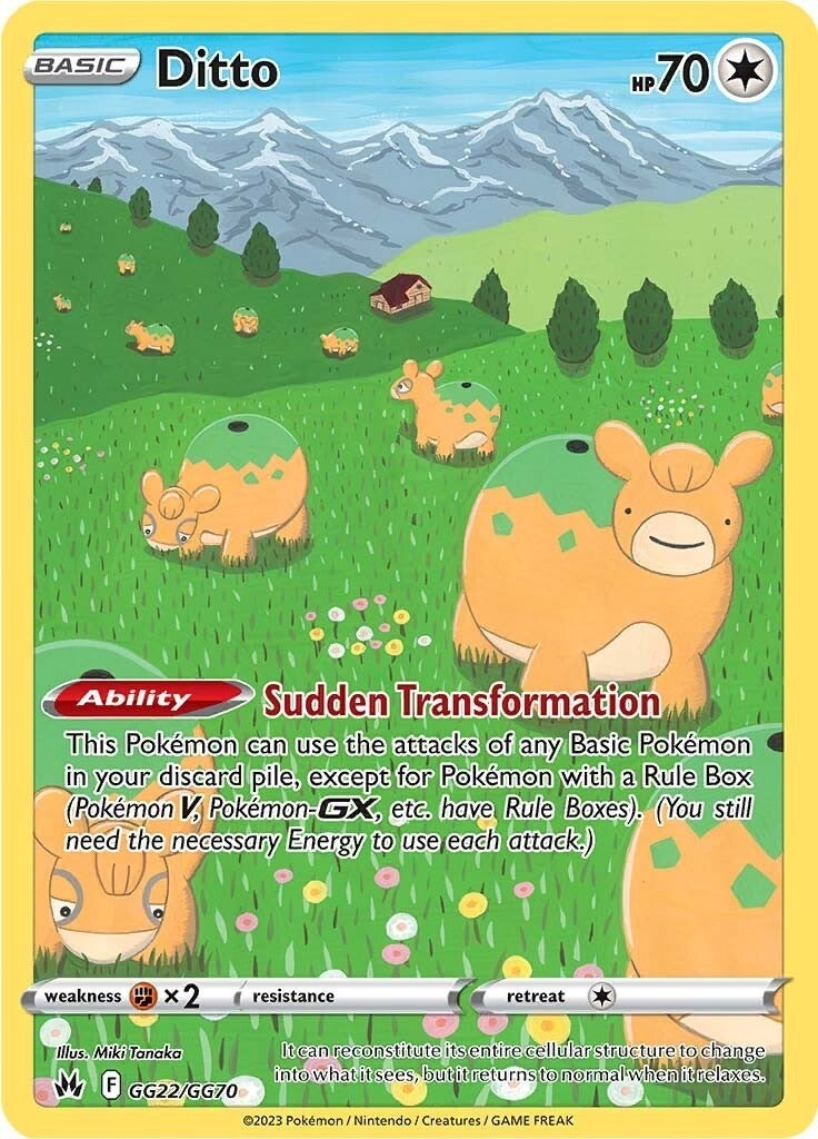 Image for Ditto (GG22/GG70) [Crown Zenith: Galarian Gallery] - Pokemon