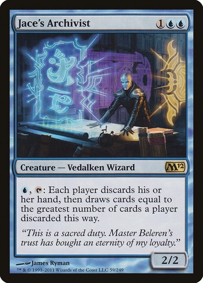 Image for Jace's Archivist (59) [Magic 2012 (M12)] - Magic: The Gathering