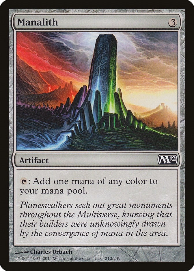 Image for Manalith (212) [Magic 2012 (M12)] - Magic: The Gathering