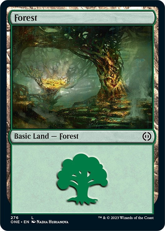 Image for Forest (276) (276) [Phyrexia: All Will Be One] - Magic: The Gathering