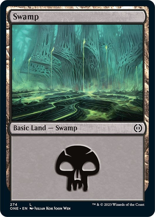 Image for Swamp (274) (274) [Phyrexia: All Will Be One] - Magic: The Gathering