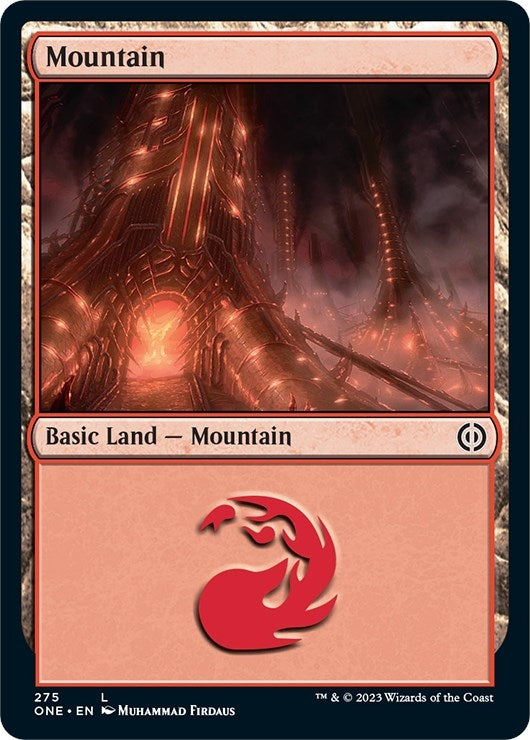 Image for Mountain (275) (275) [Phyrexia: All Will Be One] - Magic: The Gathering