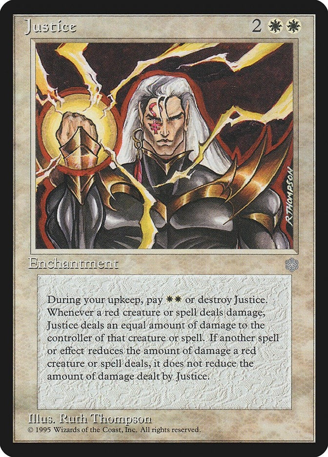 Image for Justice [Ice Age] - Magic: The Gathering