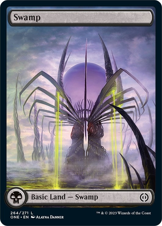 Image for Swamp (264) - Full Art (264) [Phyrexia: All Will Be One] - Magic: The Gathering