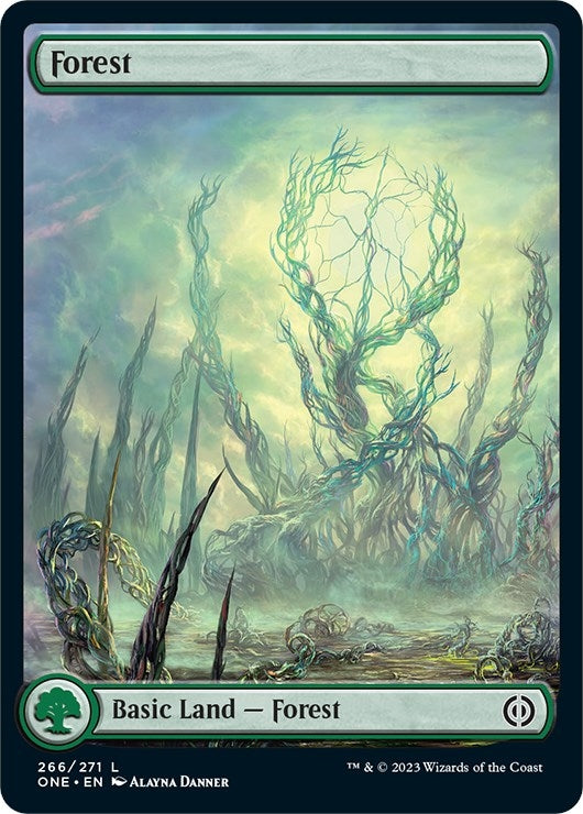 Image for Forest (266) - Full Art (266) [Phyrexia: All Will Be One] - Magic: The Gathering