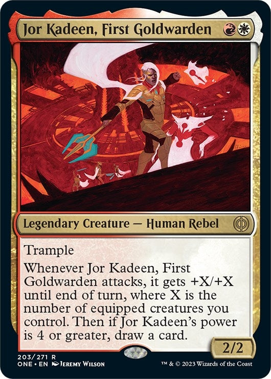 Image for Jor Kadeen, First Goldwarden (203) [Phyrexia: All Will Be One] - Magic: The Gathering