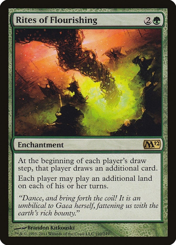 Image for Rites of Flourishing (192) [Magic 2012 (M12)] - Magic: The Gathering