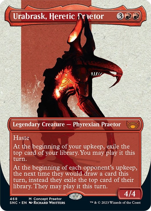 Image for Urabrask, Heretic Praetor (Concept Praetor) (468) [Phyrexia: All Will Be One] - Magic: The Gathering