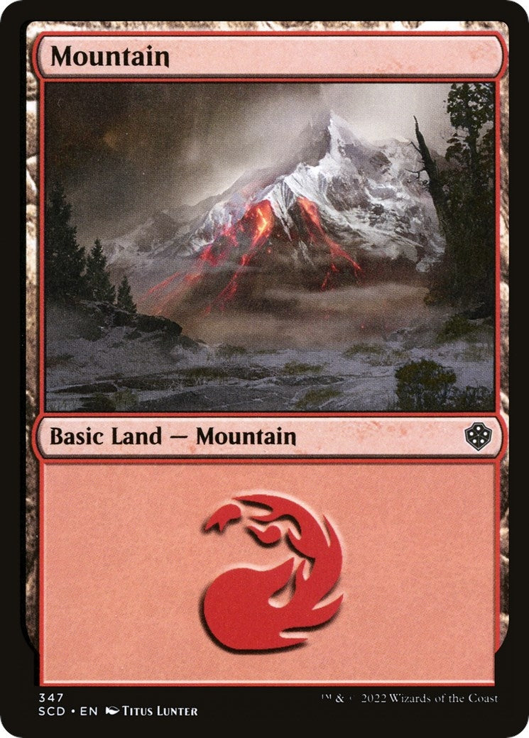Image for Mountain (347) (347) [Starter Commander Decks] - Magic: The Gathering