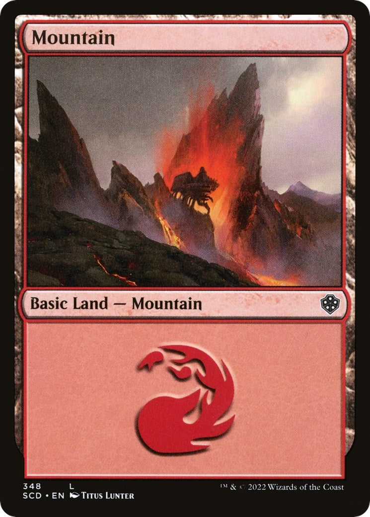 Image for Mountain (348) (348) [Starter Commander Decks] - Magic: The Gathering