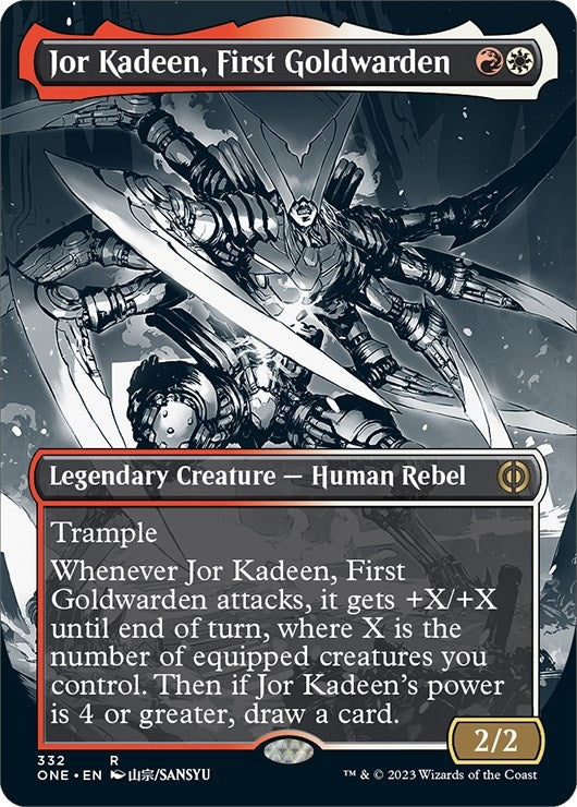 Image for Jor Kadeen, First Goldwarden (Borderless) (332) [Phyrexia: All Will Be One] - Magic: The Gathering