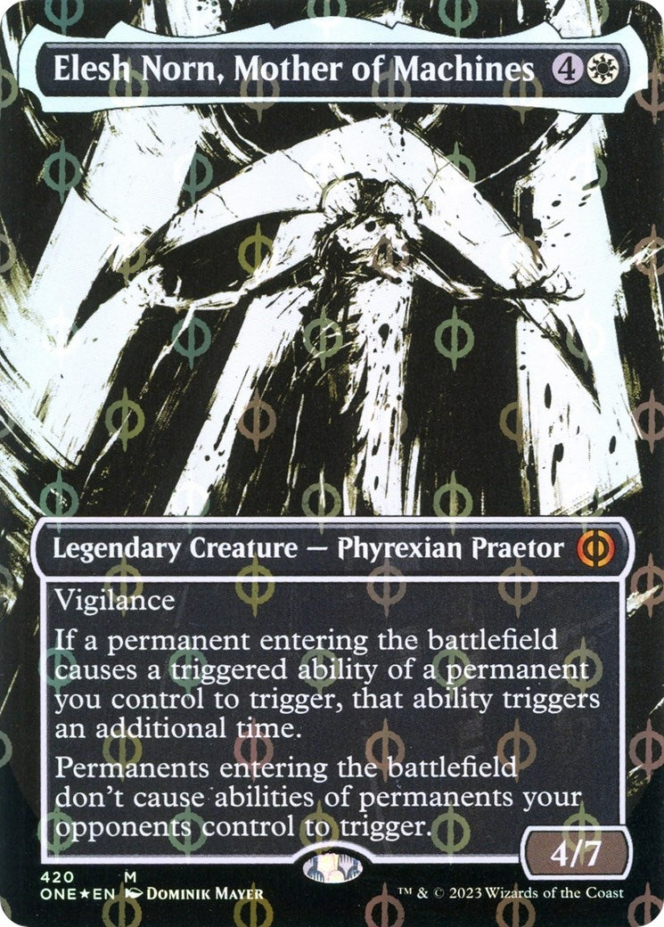 Image for Elesh Norn, Mother of Machines (Showcase) (Step-and-Compleat Foil) (420) [Phyrexia: All Will Be One] - Magic: The Gathering