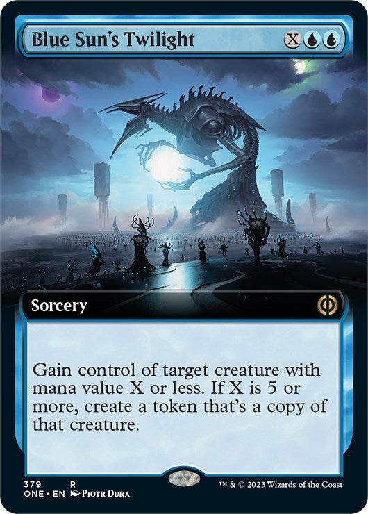 Image for Blue Sun's Twilight (Extended Art) (379) [Phyrexia: All Will Be One] - Magic: The Gathering
