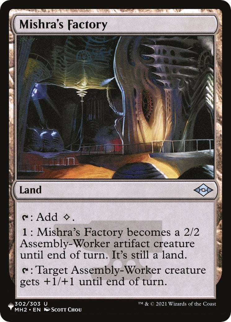 Image for Mishra's Factory (MH2) (302/303) [The List Reprints] - Magic: The Gathering