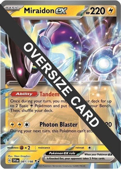 Image for Miraidon ex (081/198) [Jumbo Cards] - Pokemon