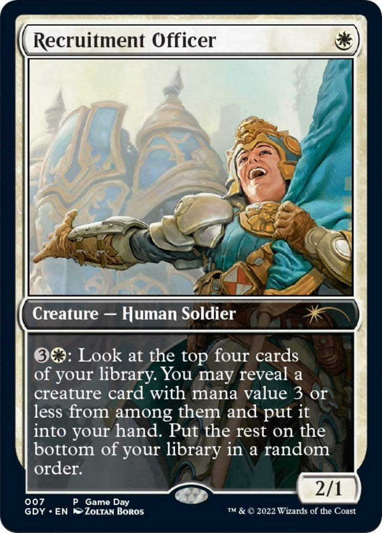 Image for Recruitment Officer (7) [Game Day & Store Championship Promos] - Magic: The Gathering