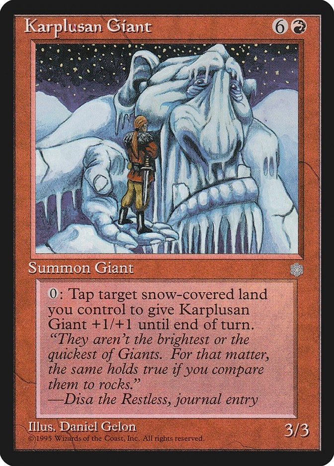 Image for Karplusan Giant [Ice Age] - Magic: The Gathering