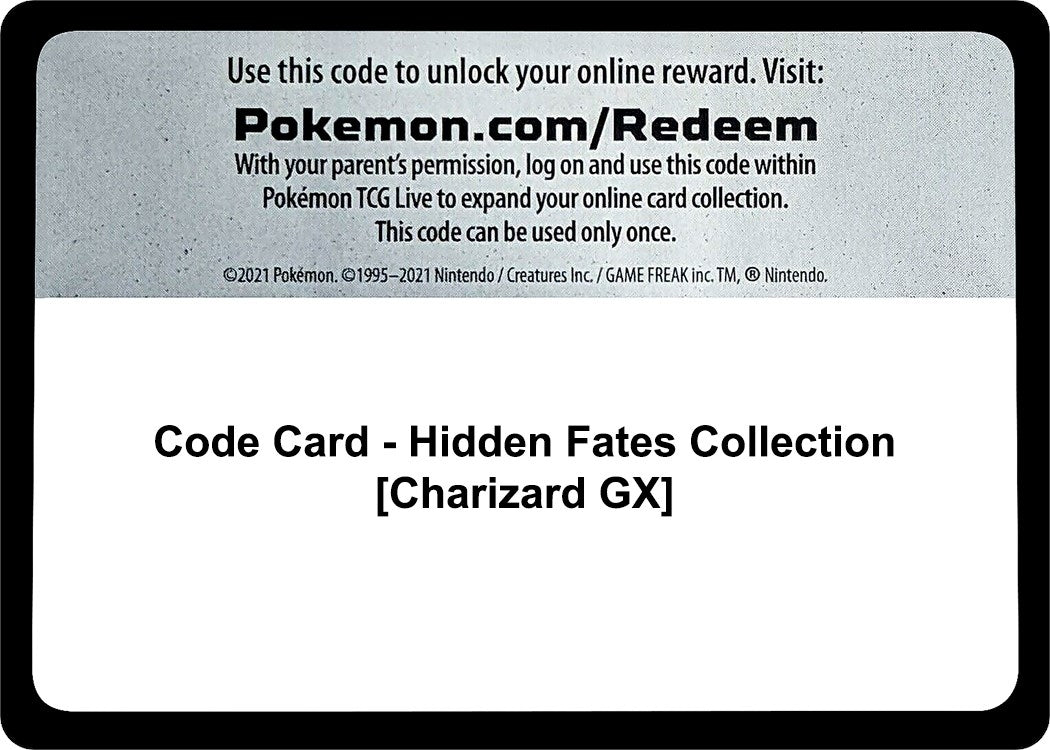 Image for Code Card - Hidden Fates Collection [Charizard GX] [Hidden Fates] - Pokemon
