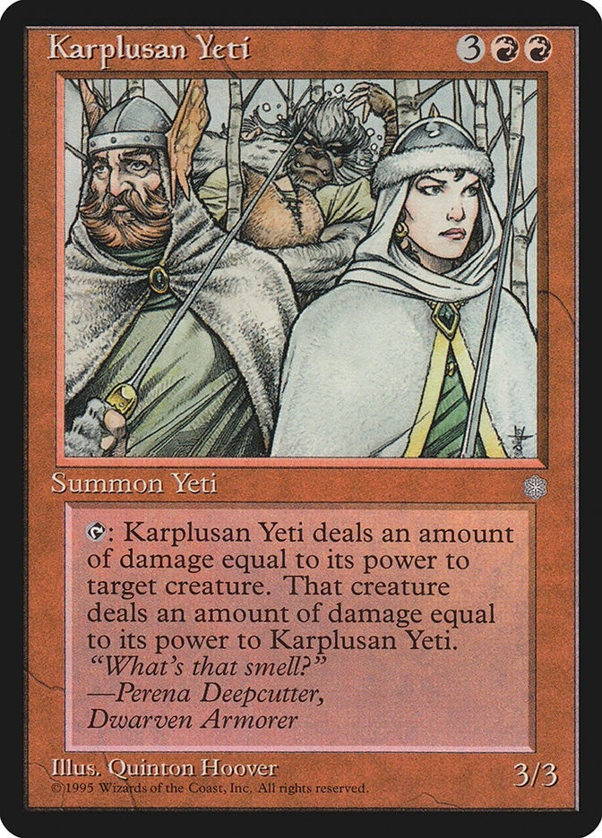 Image for Karplusan Yeti [Ice Age] - Magic: The Gathering