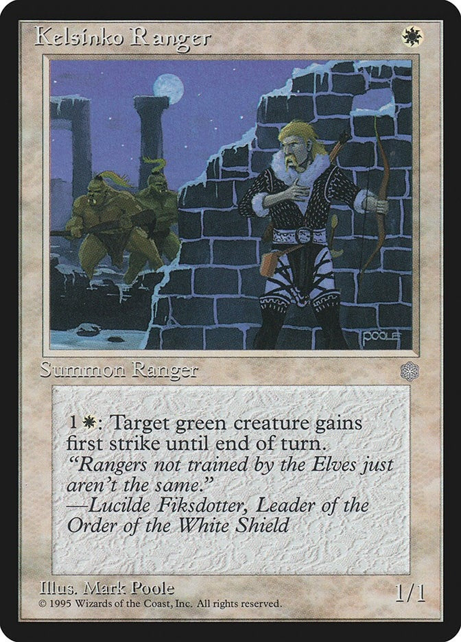 Image for Kelsinko Ranger [Ice Age] - Magic: The Gathering