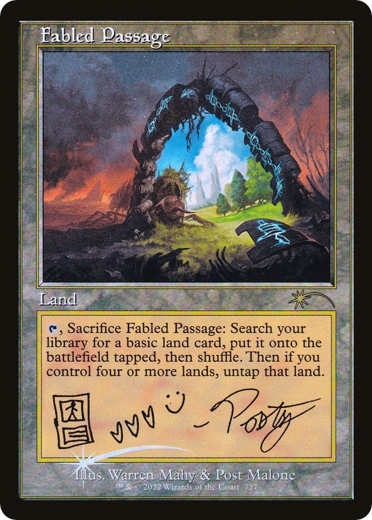 Image for Fabled Passage (Post Malone) (727) [Secret Lair Drop Series] - Magic: The Gathering