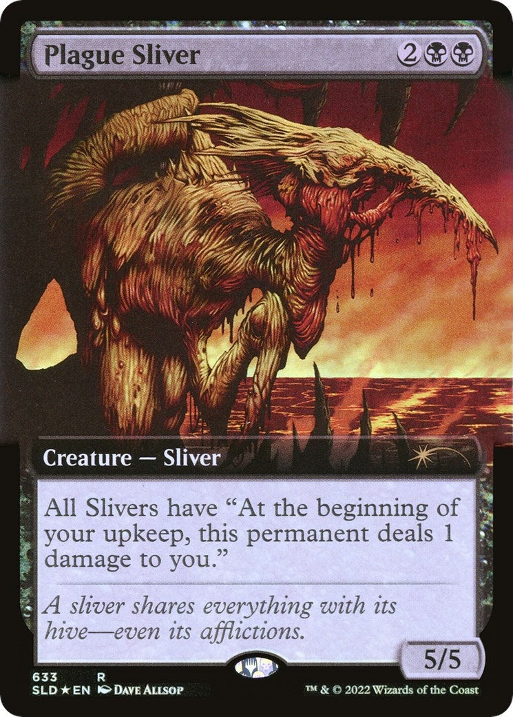 Image for Plague Sliver (Extended Art) (633) [Secret Lair Drop Series] - Magic: The Gathering