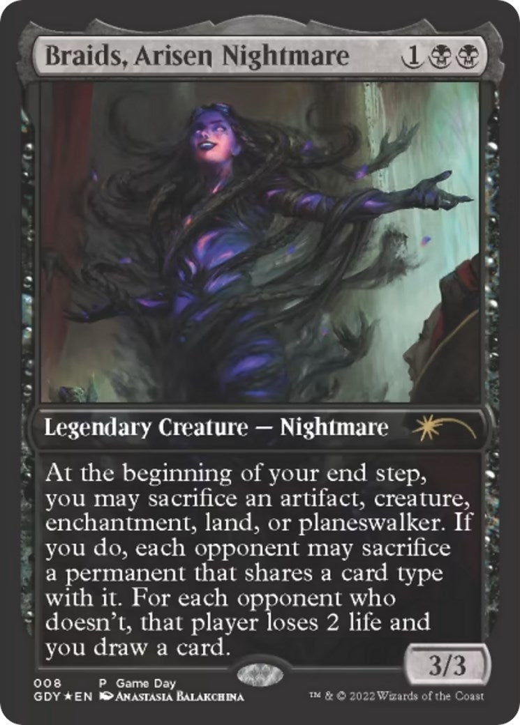 Image for Braids, Arisen Nightmare (8) [Game Day & Store Championship Promos] - Magic: The Gathering