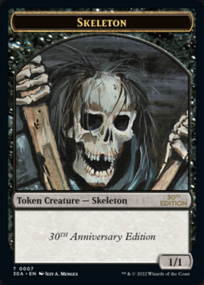 Image for Skeleton Token (7) [30th Anniversary Edition] - Magic: The Gathering