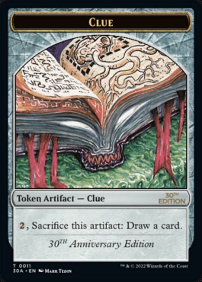 Image for Clue (0011) Token (11) [30th Anniversary Edition] - Magic: The Gathering