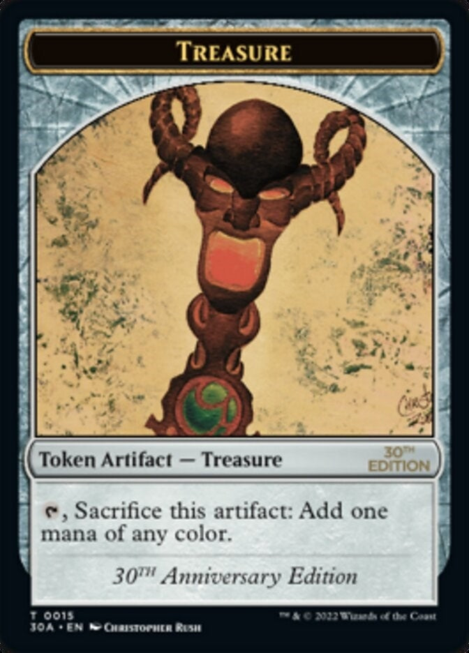 Image for Treasure (0015) Token (15) [30th Anniversary Edition] - Magic: The Gathering