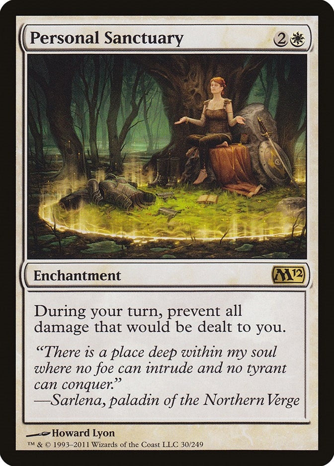Image for Personal Sanctuary (30) [Magic 2012 (M12)] - Magic: The Gathering