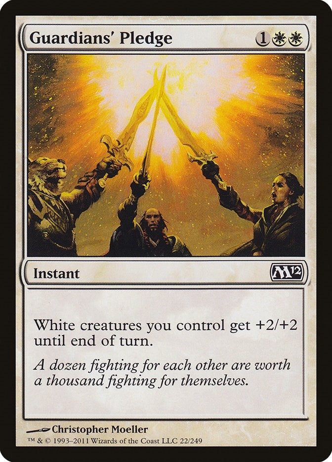 Image for Guardians' Pledge (22) [Magic 2012 (M12)] - Magic: The Gathering