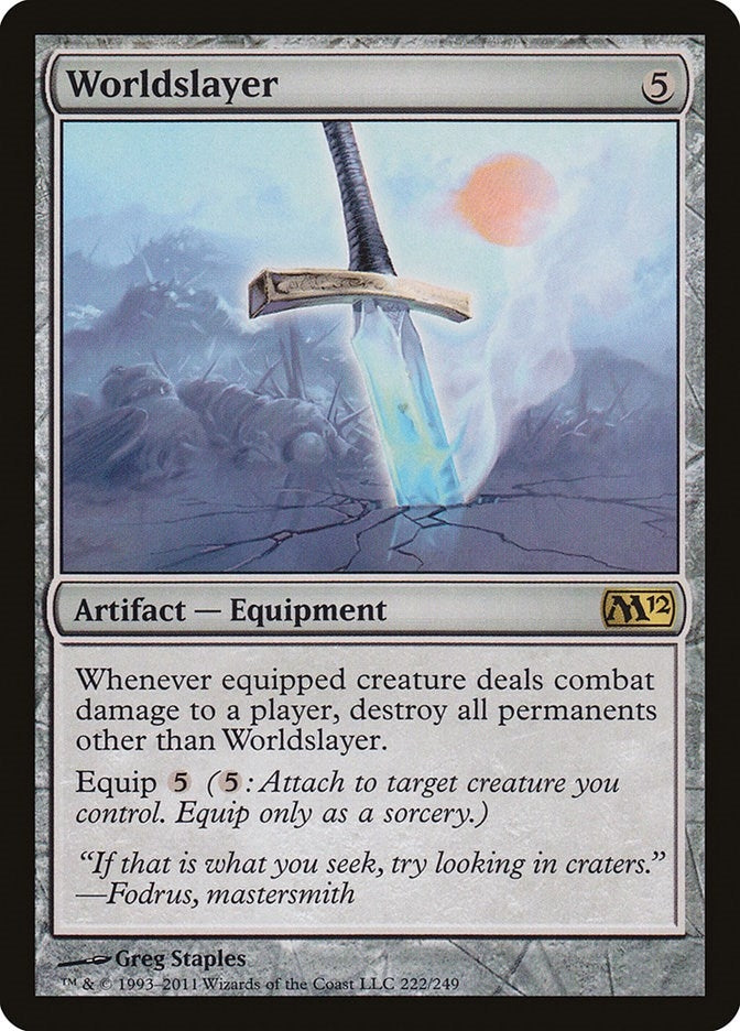 Image for Worldslayer (222) [Magic 2012 (M12)] - Magic: The Gathering