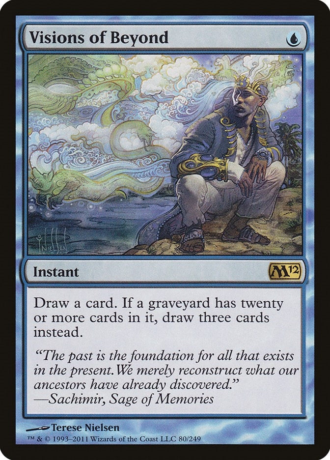 Image for Visions of Beyond (80) [Magic 2012 (M12)] - Magic: The Gathering