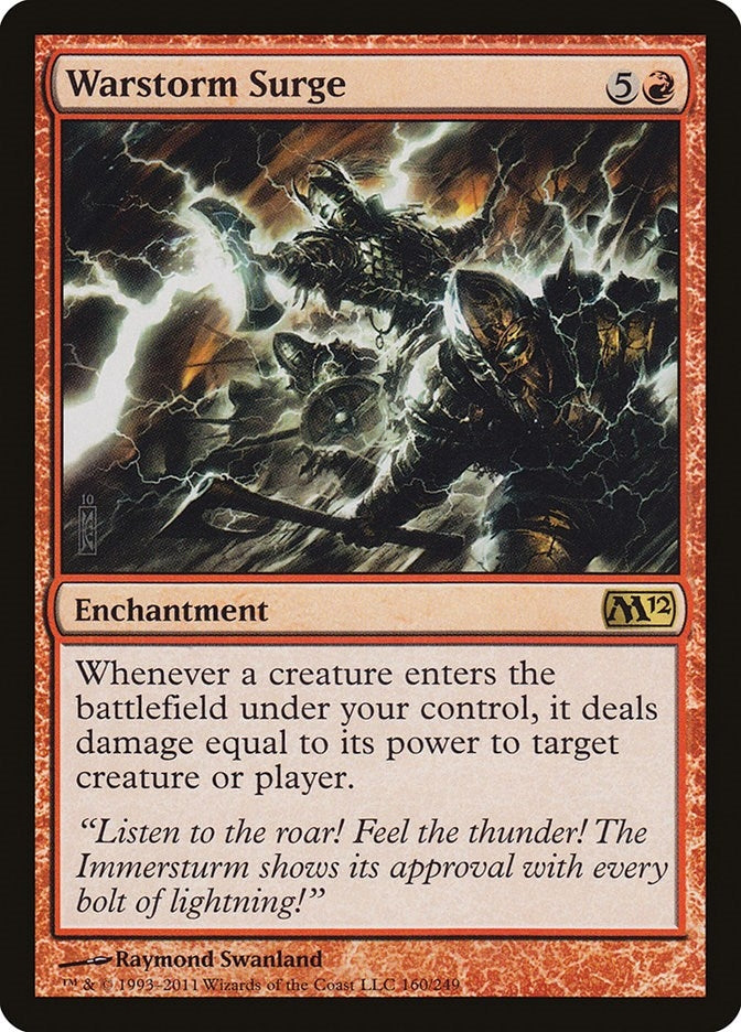 Image for Warstorm Surge (160) [Magic 2012 (M12)] - Magic: The Gathering