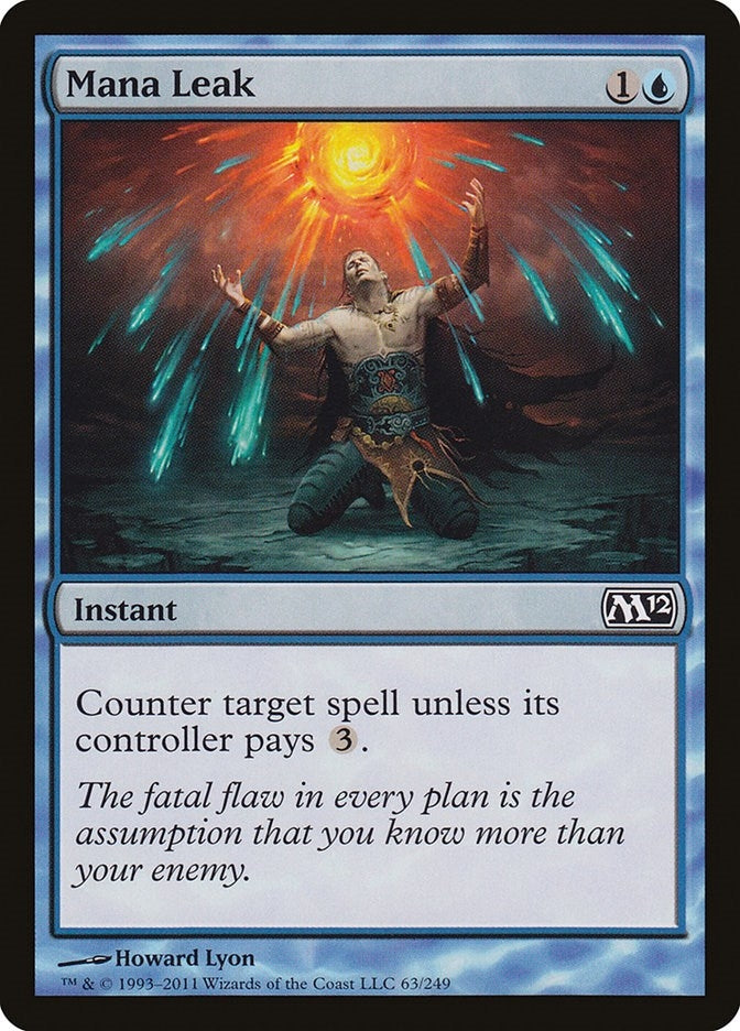 Image for Mana Leak (63) [Magic 2012 (M12)] - Magic: The Gathering