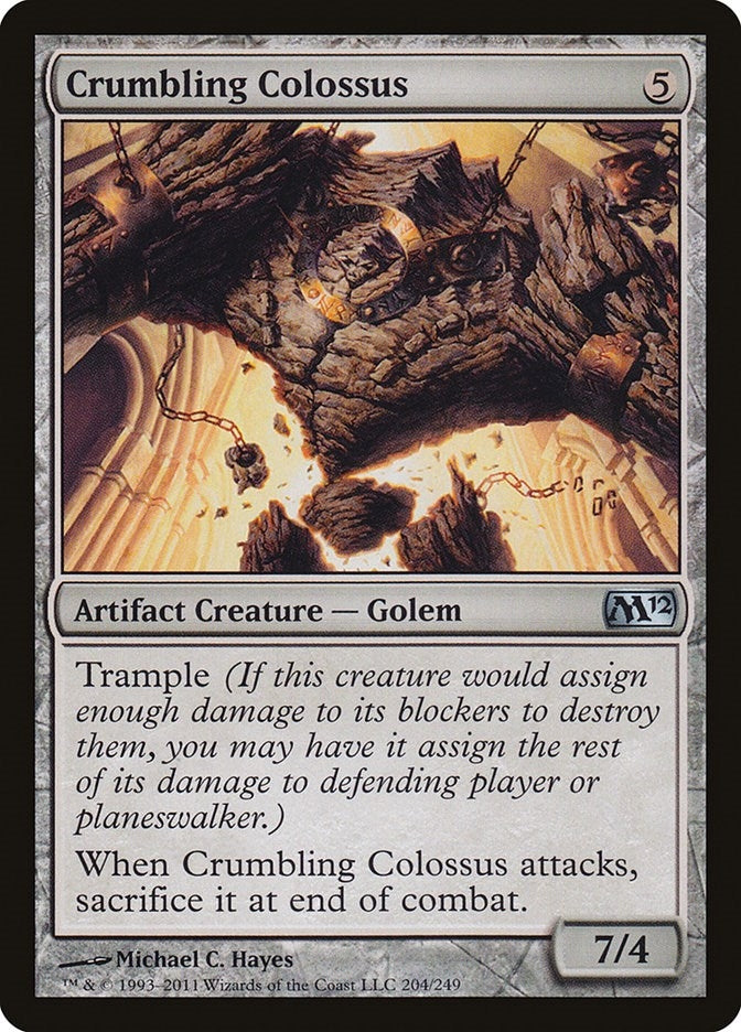 Image for Crumbling Colossus (204) [Magic 2012 (M12)] - Magic: The Gathering