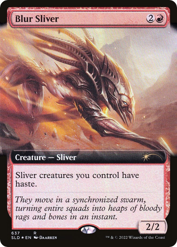 Image for Blur Sliver (Extended Art) (637) [Secret Lair Drop Series] - Magic: The Gathering