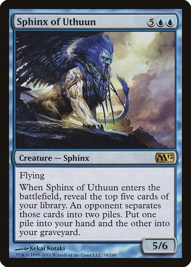 Image for Sphinx of Uthuun (76) [Magic 2012 (M12)] - Magic: The Gathering