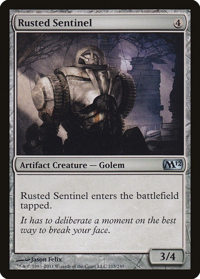 Image for Rusted Sentinel (215) [Magic 2012 (M12)] - Magic: The Gathering