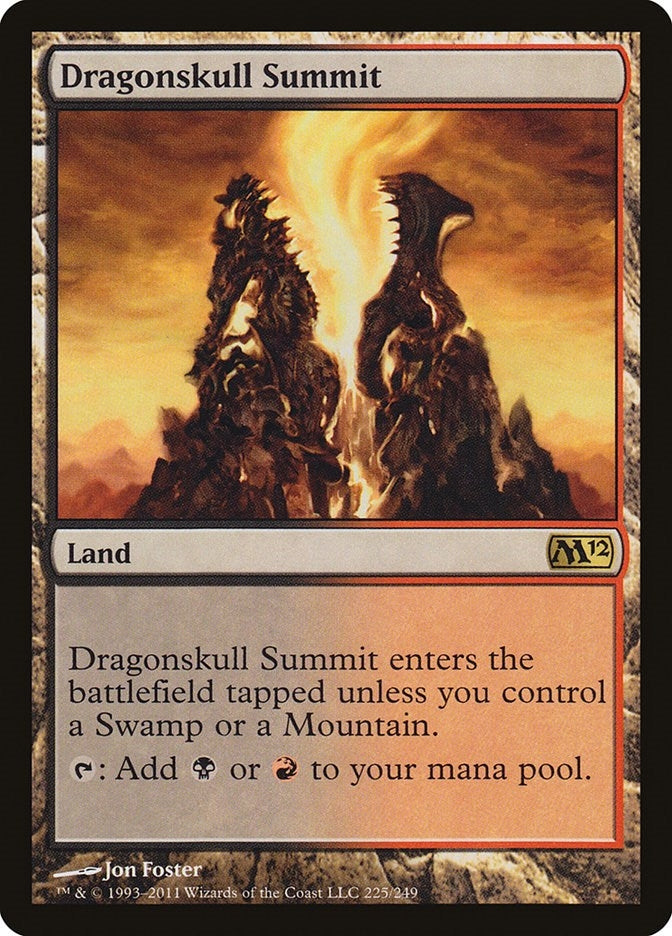 Image for Dragonskull Summit (225) [Magic 2012 (M12)] - Magic: The Gathering