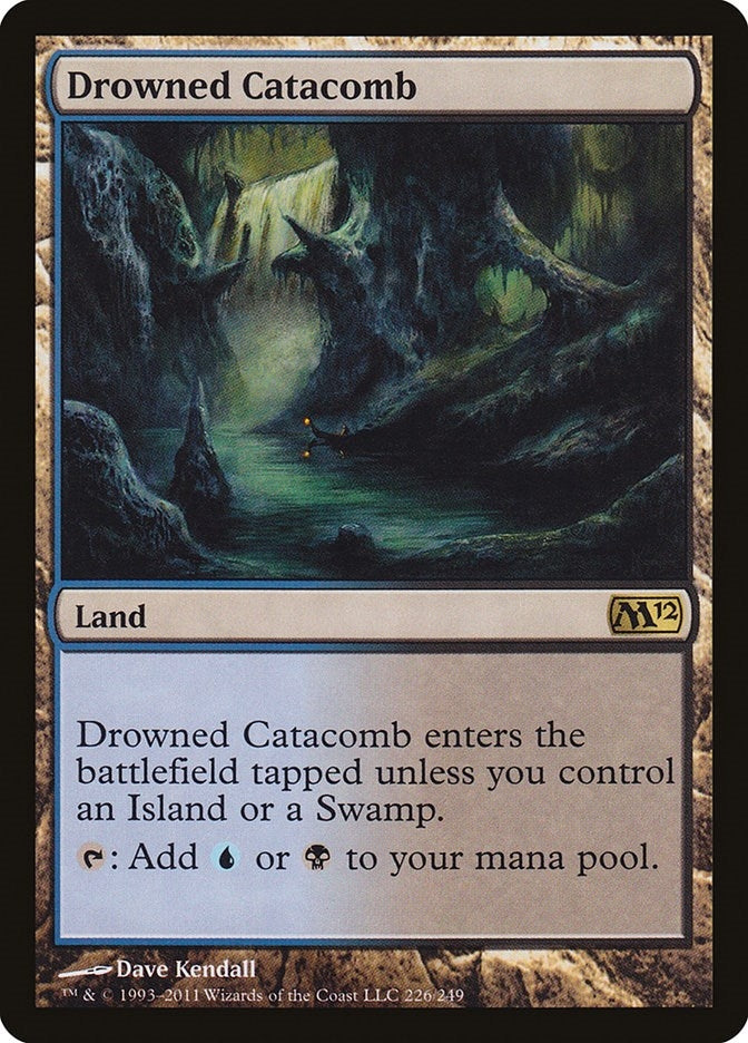 Image for Drowned Catacomb (226) [Magic 2012 (M12)] - Magic: The Gathering