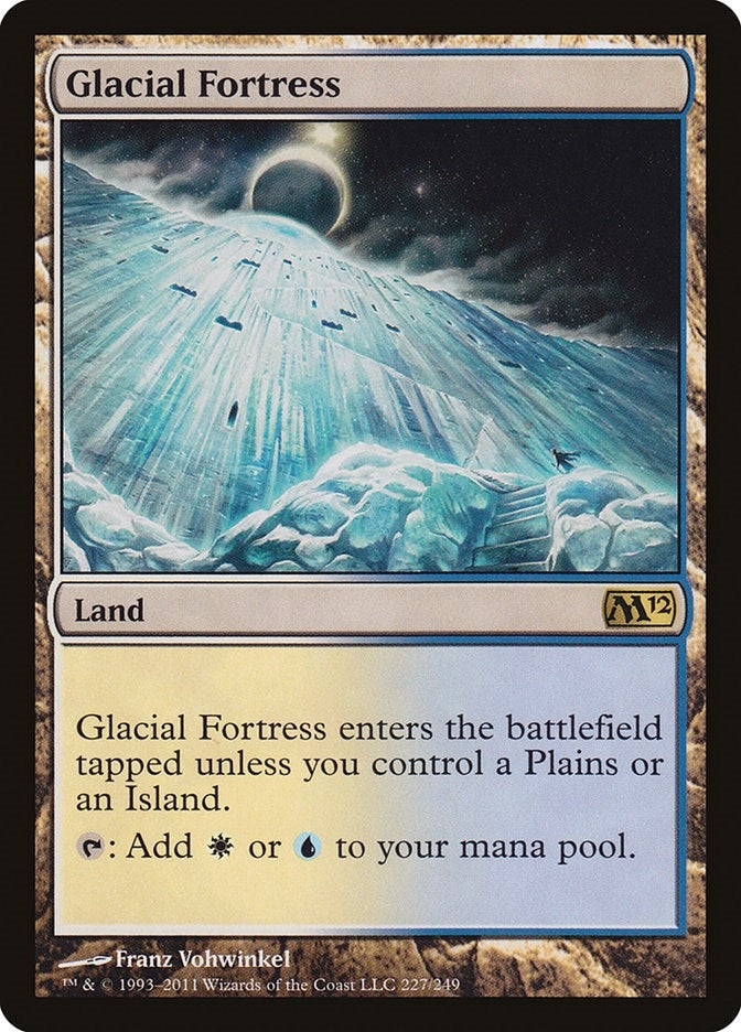 Image for Glacial Fortress (227) [Magic 2012 (M12)] - Magic: The Gathering