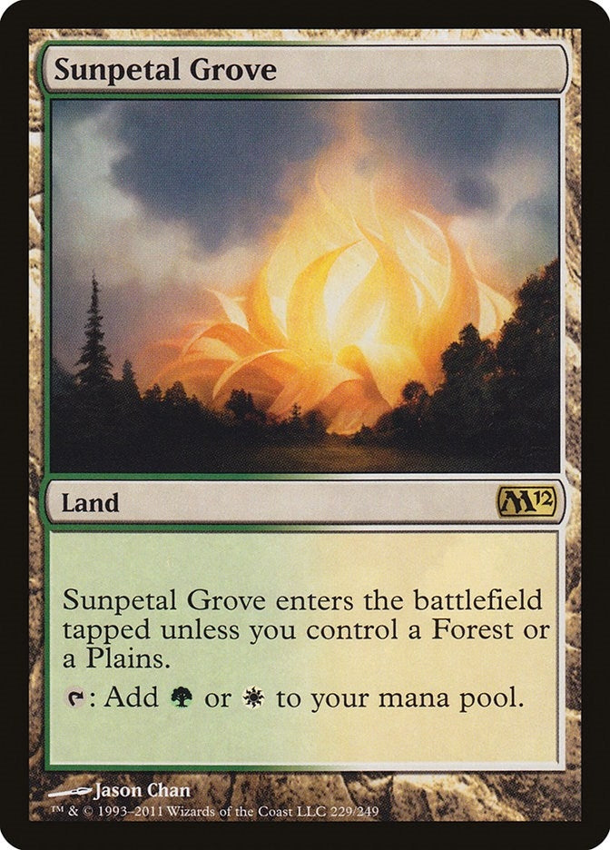 Image for Sunpetal Grove (229) [Magic 2012 (M12)] - Magic: The Gathering